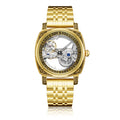 Relief-embossed Vintage Luminous Self-winding Mechanical Watch