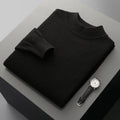 Autumn And Winter New Half-collar Wool Sweater Men's Thin Pullover Bottoming Shirt