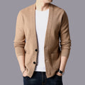 Outwear Sweater Youth Simplicity Casual Men's Knitwear Coat