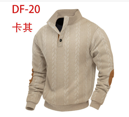 Trendy New Patch Embroidery Men's Sweatshirt