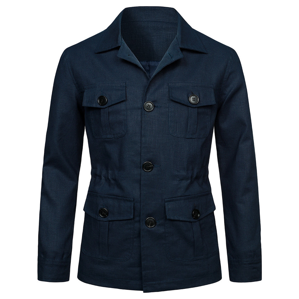 Linen Jacket British Retro Gentry