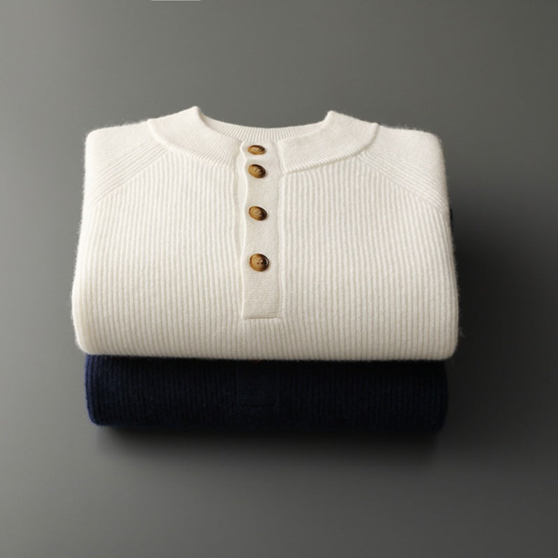Autumn And Winter New Semi-high Neck Cashmere Sweater