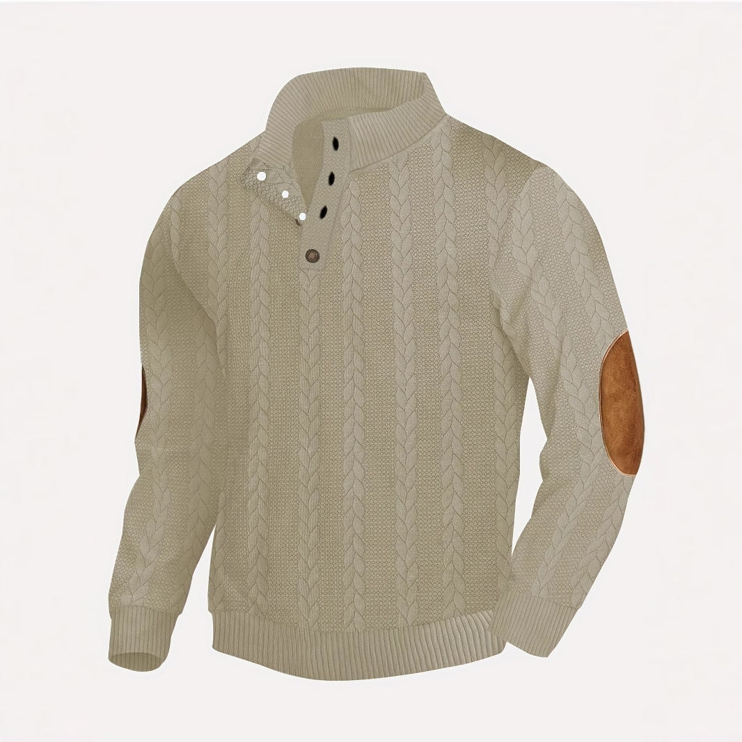 Trendy New Patch Embroidery Men's Sweatshirt