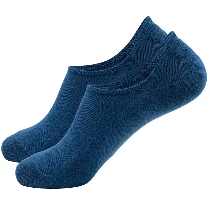Summer Thin Shallow Mouth Invisible Breathable Casual Men's Socks