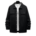 Retro Single-breasted Lapel Casual Long-sleeve Jacket
