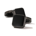 Men's Cufflinks Fashion Square Drop Oil Simple 4 Colors