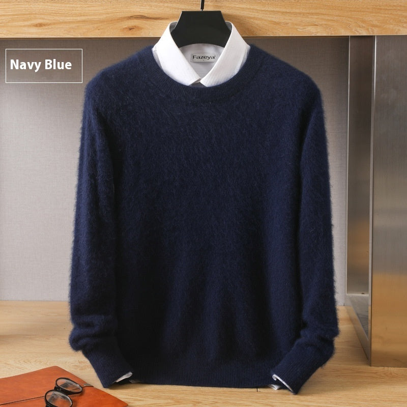 Thermal Head Cover Knit A Sweater Autumn And Winter Round Neck