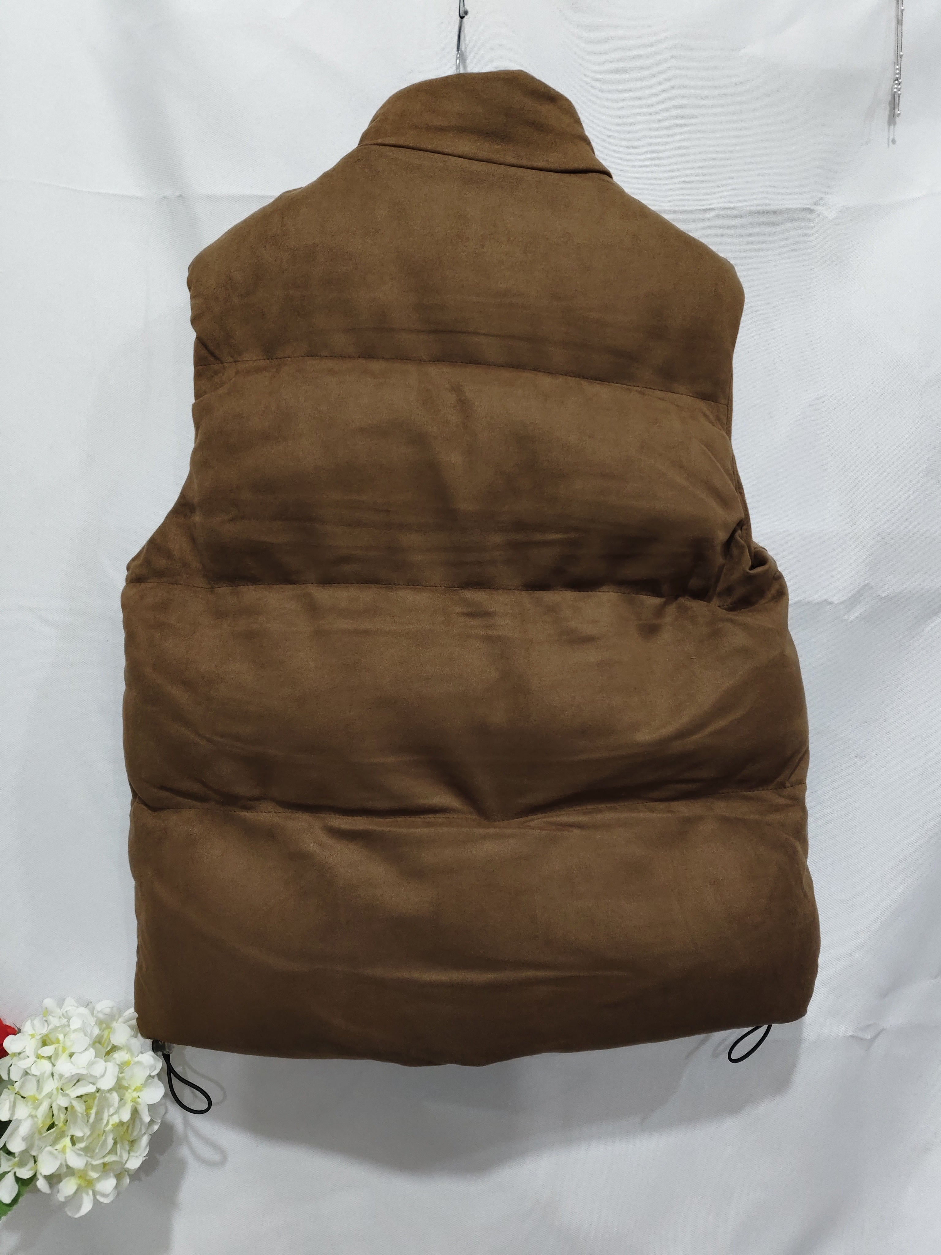 Leather Men's Horizontal Vest Jacket