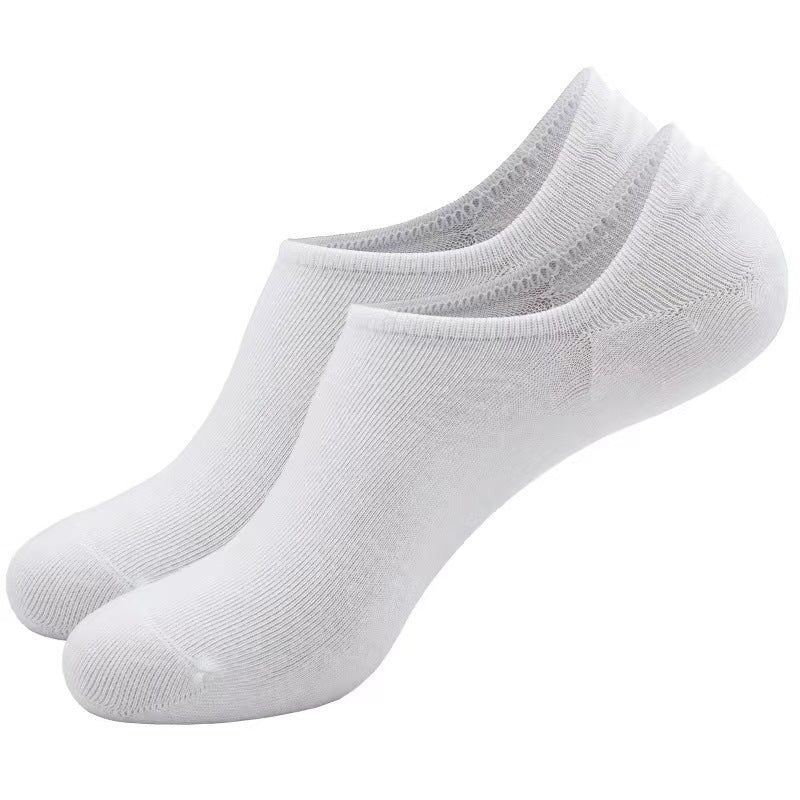 Summer Thin Shallow Mouth Invisible Breathable Casual Men's Socks