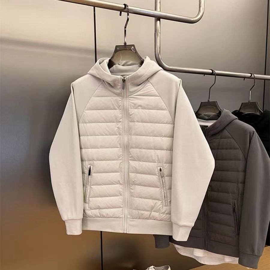 Casual Simple Cotton With Solid Color Coat