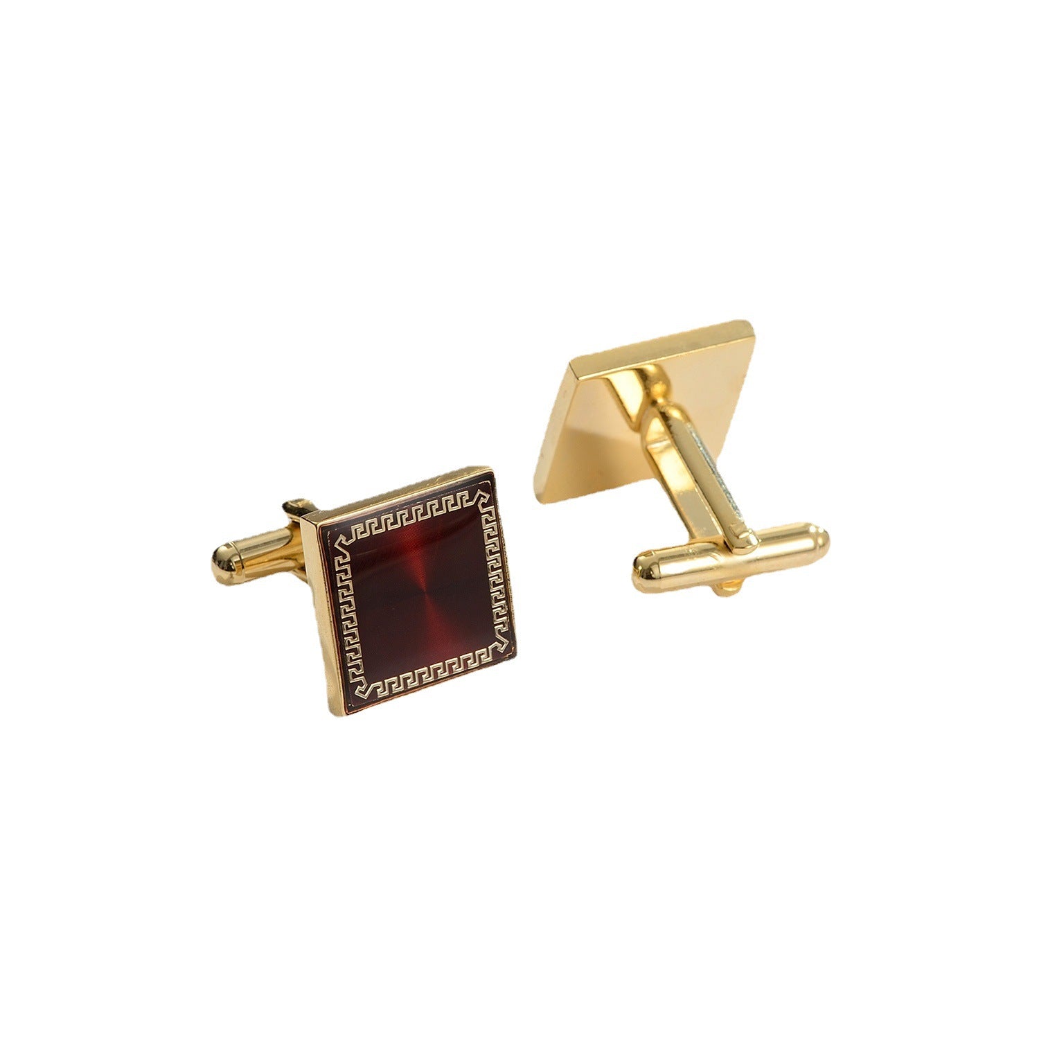 Daily Darcy New Retro Patch Copper Cufflinks