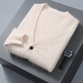 Men's V-neck Button Cardigan Knitted Long Sleeve