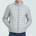 Stand Collar Winter Men's Lightweight Cotton Loose Coat