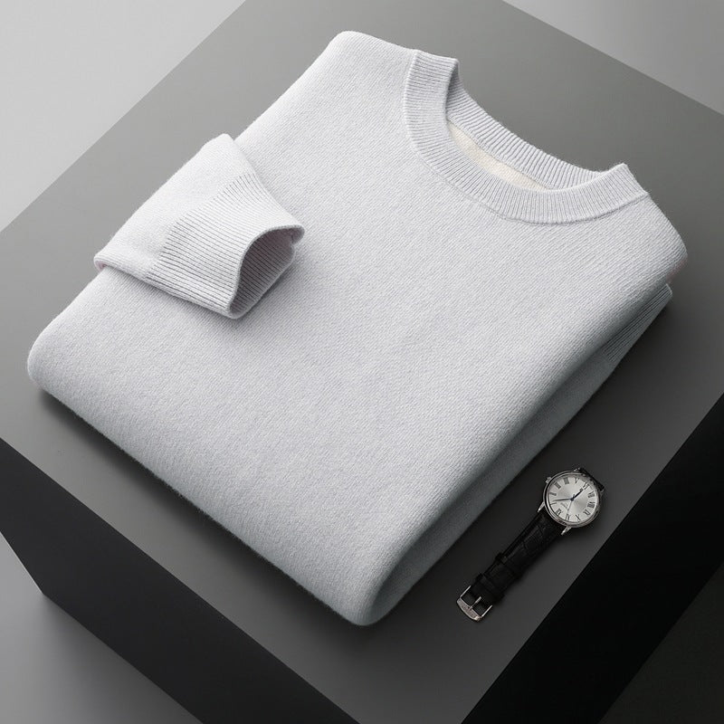 Thickened Wool Round Neck Loose Casual Sweater
