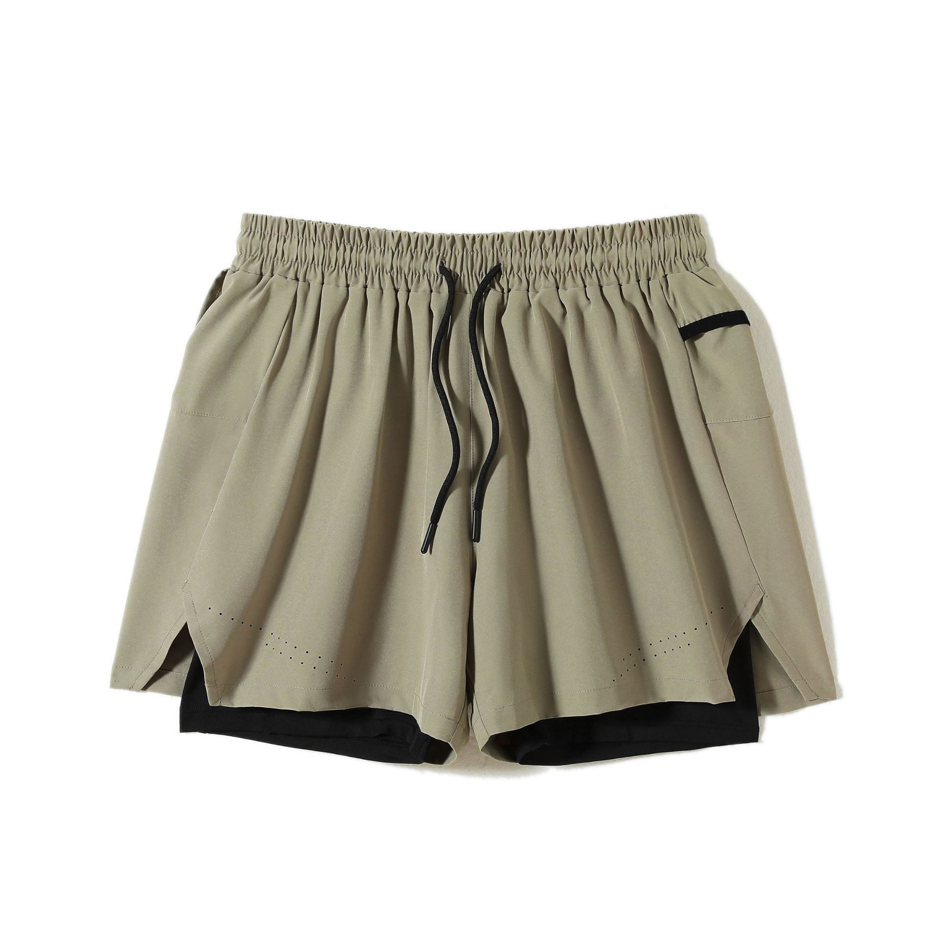 Men's Double-Layer Sports Shorts