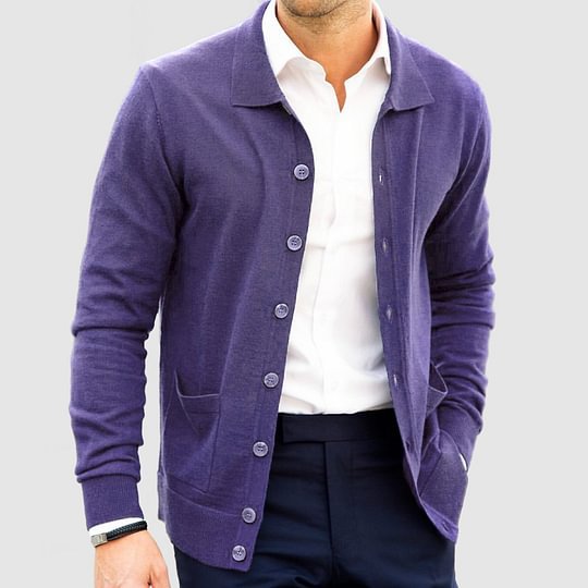 Loose Slimming And Fashionable Single-breasted Sweater Coat