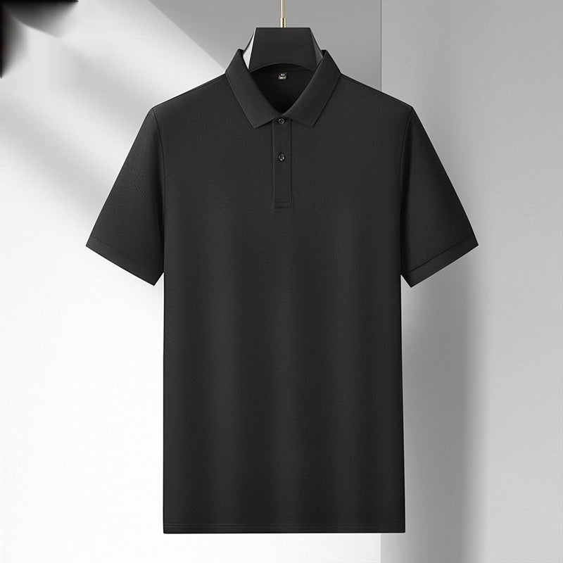 Cotton Mercerized Mens Polo Shirt High-End Feel Pure Cotton Lap