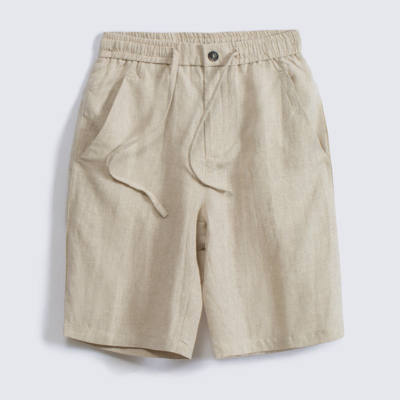 Men's Premium Linen Shorts - Breathable Casual Summer Shorts