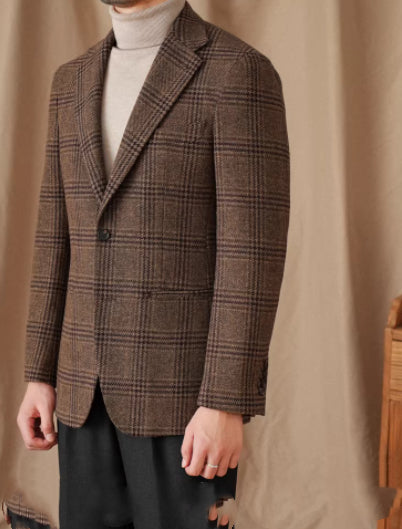 50 Wool Retro Italian Gentlemans Attire Warm High-End Tailored Suit