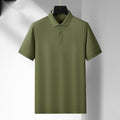 Cotton Mercerized Mens Polo Shirt High-End Feel Pure Cotton Lap