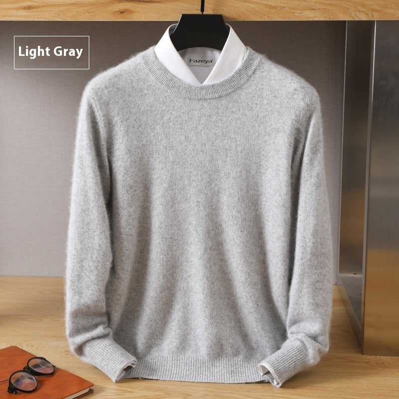 Thermal Head Cover Knit A Sweater Autumn And Winter Round Neck