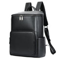 Mens Leather Commuter Casual Laptop Backpack