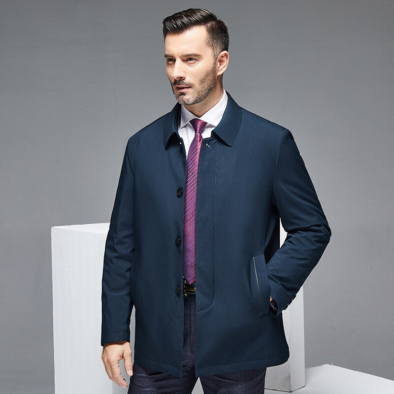 Men's Mid-Size Business-Casual Jacket Coats