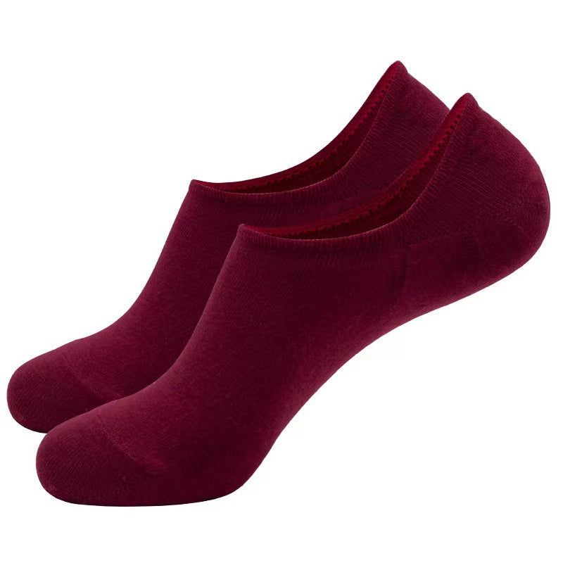 Summer Thin Shallow Mouth Invisible Breathable Casual Men's Socks