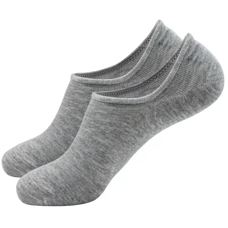 Summer Thin Shallow Mouth Invisible Breathable Casual Men's Socks