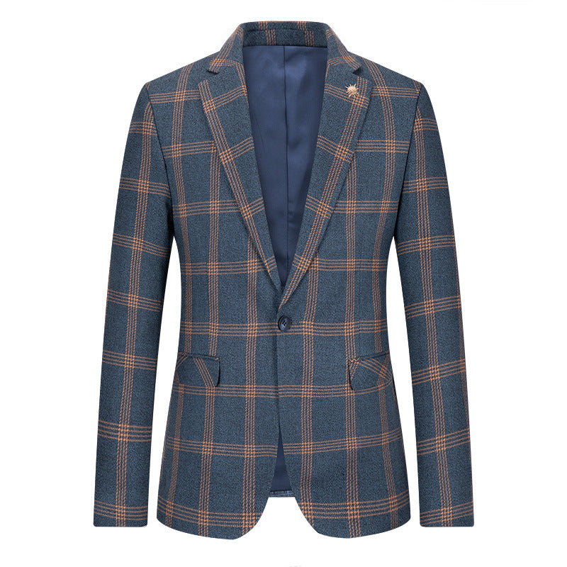 Men's Trendy Slim Fit Small Business Suit Casual Handsome Coat