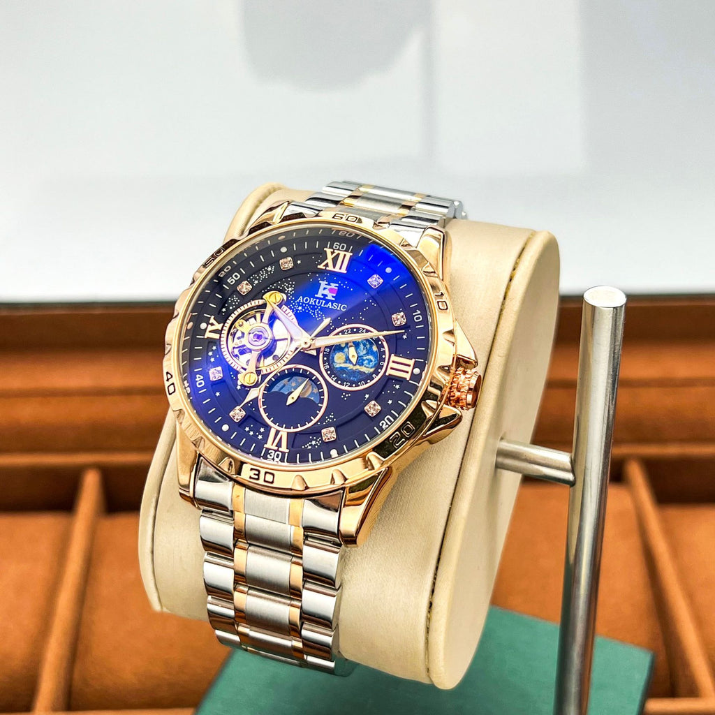 Automatic Mechanical Large Dial Multifunctional Men's Watch