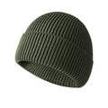 Thickened Knitted With Cotton Flip-up Lining, Outdoor Sports Ski Warm Hat
