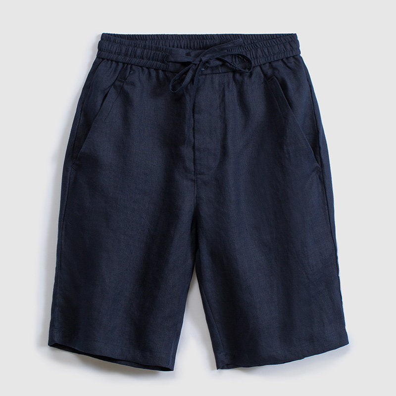 Men's Premium Linen Shorts - Breathable Casual Summer Shorts