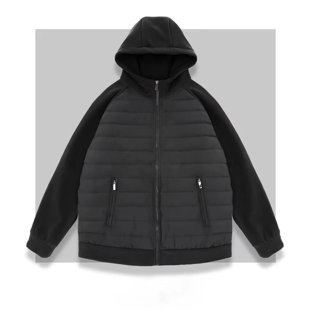 Casual Simple Cotton With Solid Color Coat