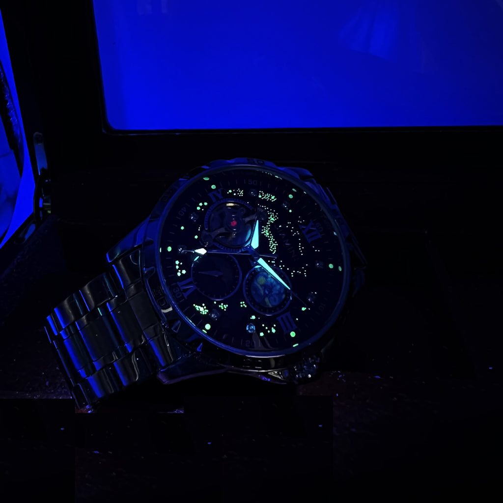 Automatic Mechanical Large Dial Multifunctional Men's Watch