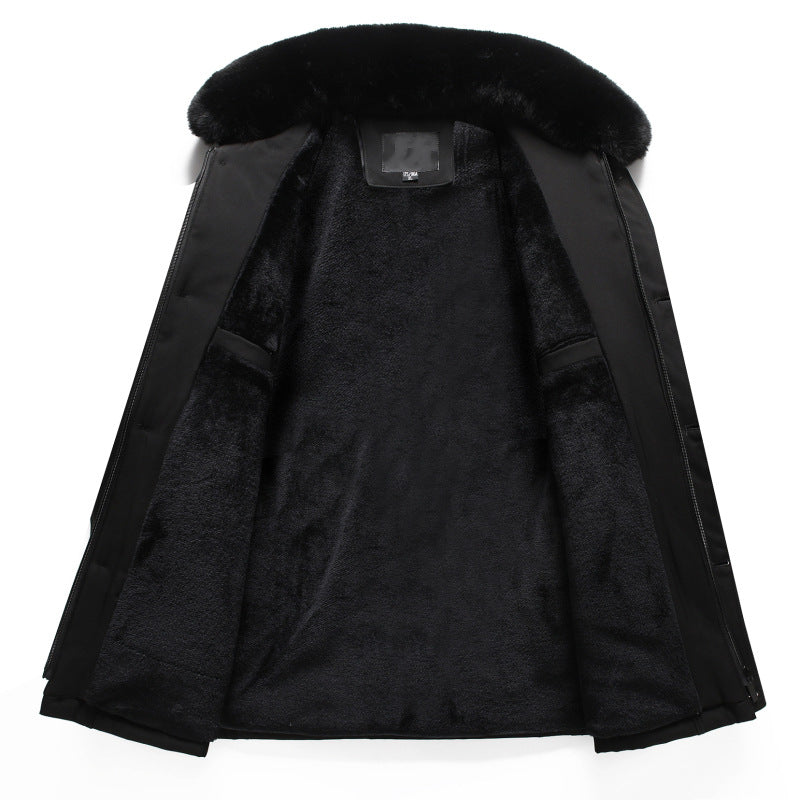 Mid-age Mens Lambswool Jacket
